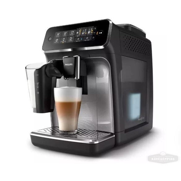 Philips ep3246 kávégép, fekete előlap (felújított, 6 hó garancia)