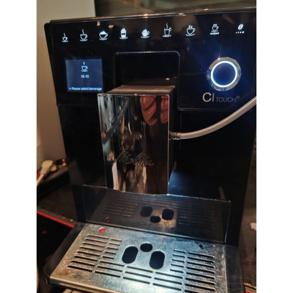 Melitta CI touch Silver  kávégép tejtartály nem tartozék (felújított, garancia 6 hó)